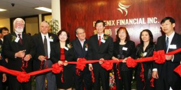 鲲鹏国际金融公司开业剪彩