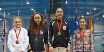 加拿大杯击剑赛华华俱乐部收获双金双银