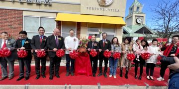 万锦市《聚福楼》盛大开业百余贺客盈门